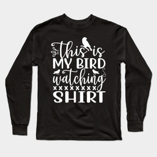 Birdwatching Design Long Sleeve T-Shirt